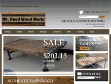 Tablet Screenshot of mthoodwoodworks.com